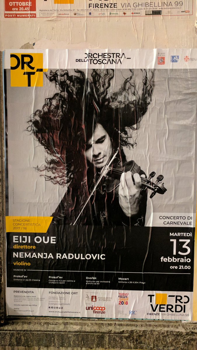 Can't wait! <a href="/NemanjaRadulOFF/">Nemanja Radulović</a> I will be there! 🎶 <a href="/teatroverdifi/">Teatro Verdi Firenze</a> #ClassicalMusic #Firenze