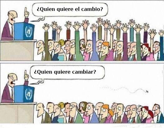 "Todos piensan en cambiar el mundo pero nadie piensa en cambiarse a sí mismo."
Tolstoi.