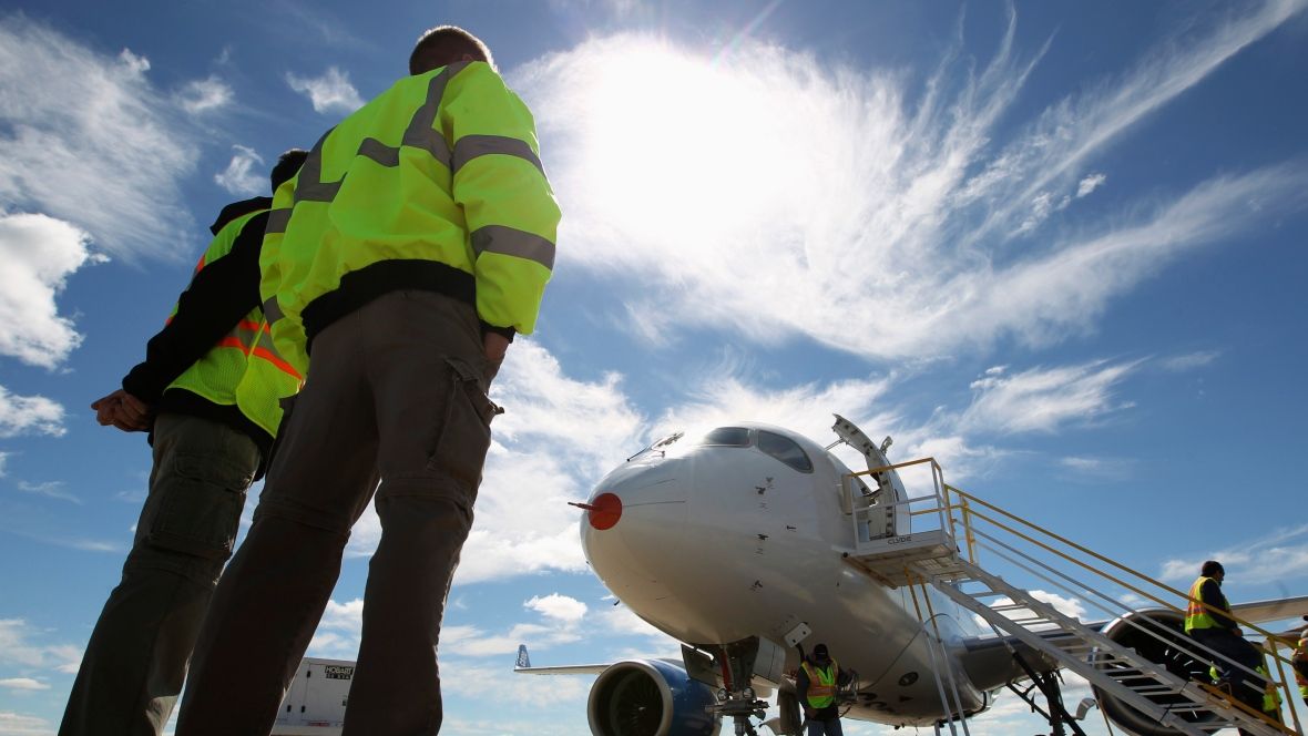 CBCNews's tweet photo. Bombardier Inc. has won its fight against almost 300 per cent duties applied to U.S. imports of its C Series aircraft https://t.co/qAHfzEsKYI https://t.co/MMwPFJ7xfE