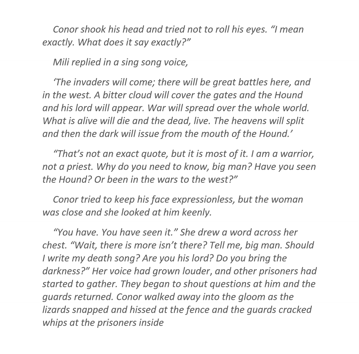 PFLegge's tweet photo. Conor meets Mili and she tells him of the prophecy he fears and desires.
#amwriting
#amwritingfantasy
#almostamyth
#pflegge
#fantasywriting
#fantasy
#writersofinstagram
#pfwrites
#fiction
#epic
#novel
https://t.co/DvxtFrl2xc https://t.co/CLHmUfyjSx