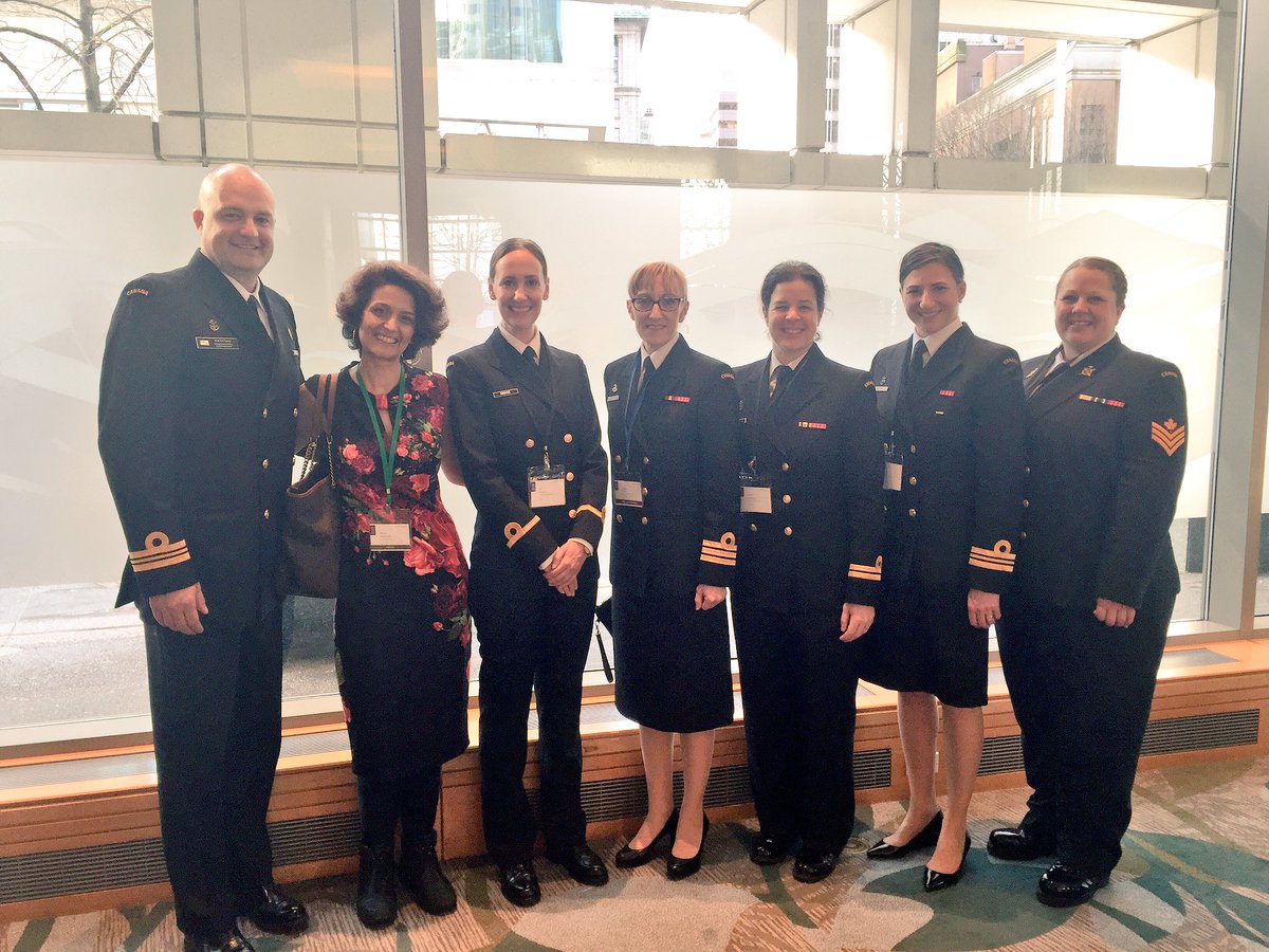 NargesNirumvala's tweet photo. So proud to be standing with the outstanding members of our @CanadianNavy at @WXN #CMPWTop100 #WXN #PhaseNyne #ProudCanadian https://t.co/0nGMmjWXQk
