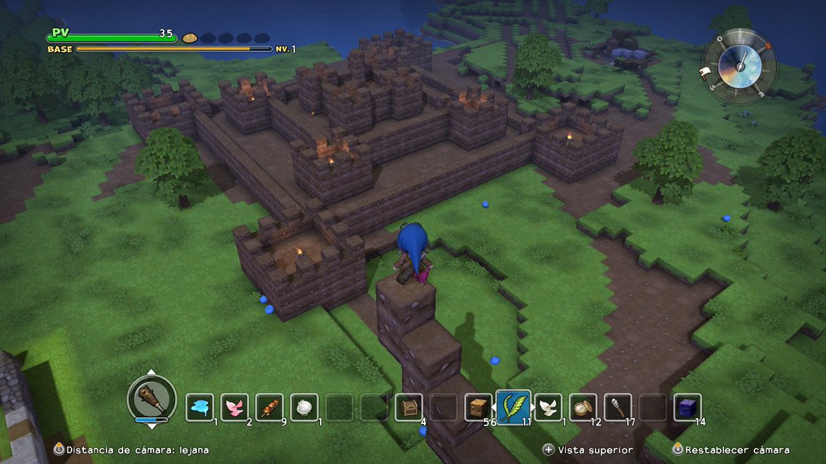 No hay nada como hacer una escalera gigante para tener una buena captura del castillo :) #DemoDQBuilders <a href="/revogamers/">Revogamers</a>