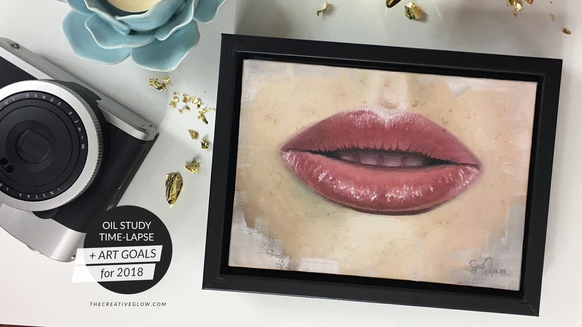TheCreativeGlow's tweet photo. More #art this year! Here's an oil study TIME-LAPSE! ---> https://t.co/C3pk3QSJBO #arttimelapse #timelapse #oilpainting #lips #Artist https://t.co/C5UXCpXnBY
