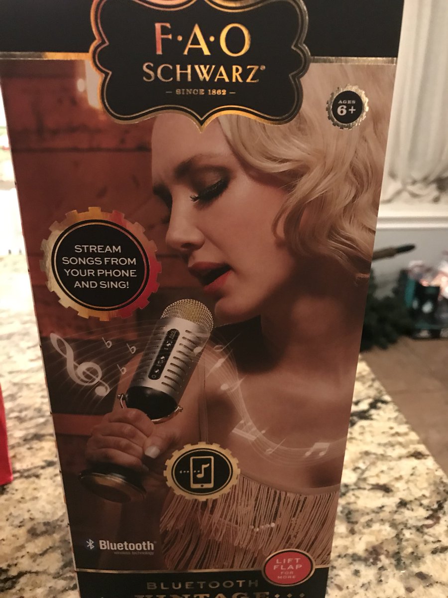 ForganySarah's tweet photo. one of the coolest gifts ever. I’m unstoppable from now on!!! #BluetoothMicrophone #KaraokeAllTheTime #KaraokeInTheStudio #LoveMyFriends https://t.co/fUEAXBI6cZ
