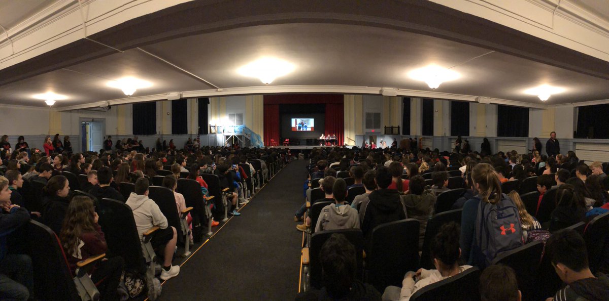 A successful Mineola Middle School Pride Assembly! Remember to “Remain Open to Continuous Learning”! #habitsofthemind #MineolaProud