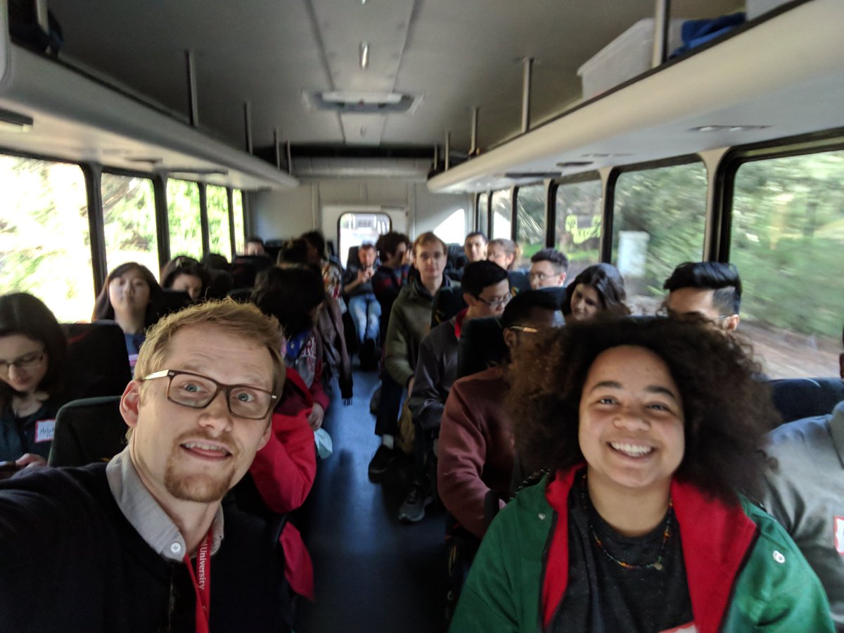 The wheels on the bus go round and round (to Lucasfilm) 🚌 #BEAMtrek