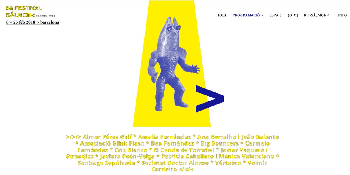 mercatflors's tweet photo. SÂLMON< 2018 con, entre otros:
@aimarperezgali @crisblan @jaguavie @NinodeElche @astriomusic @zamegaflow @RadioNikosia @LipiHernandez @espai_nyamnyam @quimbigas #ElCondeDeTorrefiel #MontDeDutor #SocietatDoctorAlonso #MaríaJérez #BigBouncers
https://t.co/T5vSN3Mfkw
#SalmonFest18 https://t.co/pE6L3AqfDq