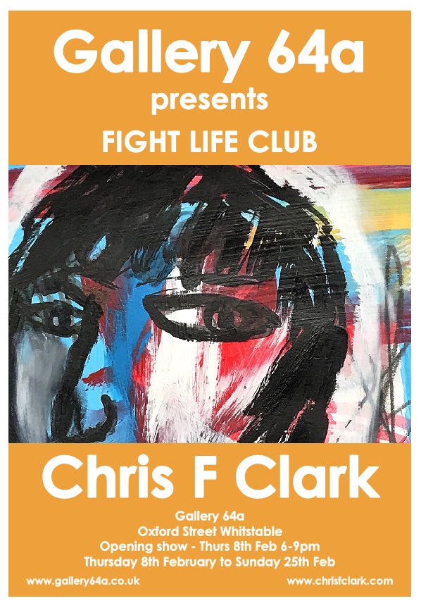 chrisfclark1's tweet photo. Coming soon at @gallery64a in #whitstable - THIS 😊 #artgallery #contemporaryart #art #paintings #artexhibition #kentartist #gallery64a #chrisfclark #VisualArt #fightlifeclub https://t.co/bI40ptoPMy