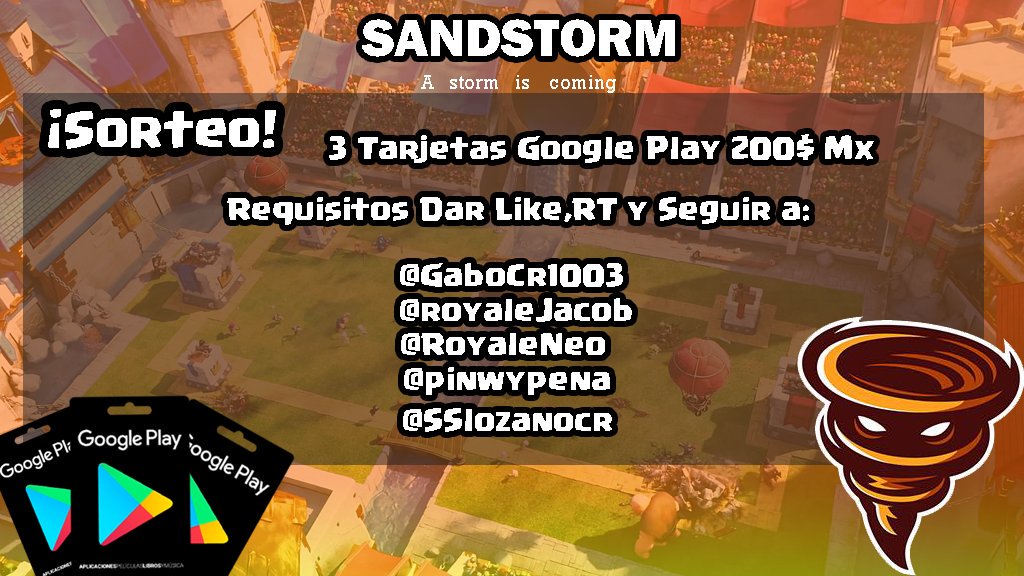 Sorteó RPL! 
Dar Like, RT y Seguir a:

@GaboCr1003
<a href="/RoyaleNeo/">選出</a> 
<a href="/pinwypena/">Pinwypeña</a> 
<a href="/royaleJacob/">Jacob</a> 
<a href="/SSlozanocr/">tof azotamentes</a> 

Termina 28/02