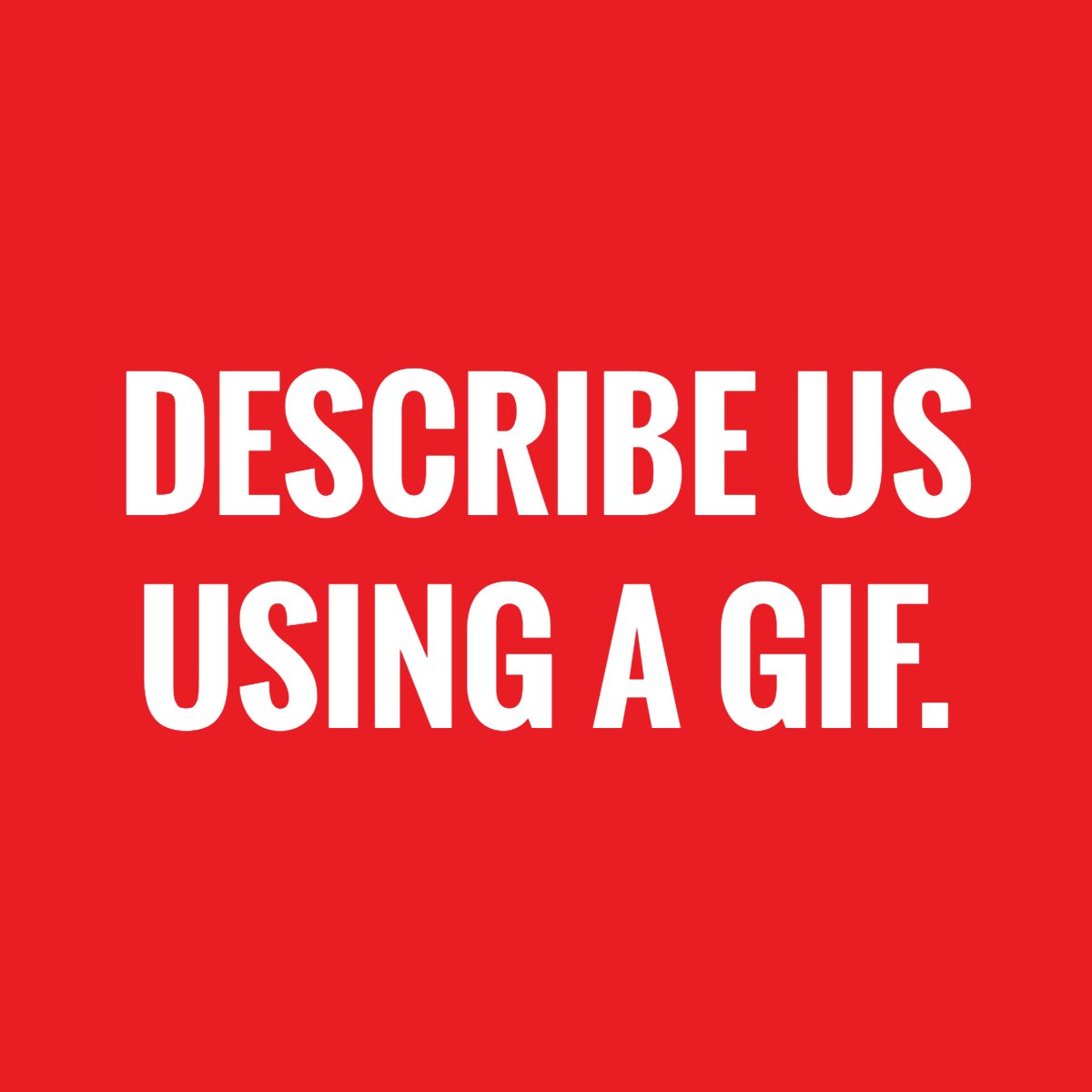 We can't wait to see what y'all come up with.