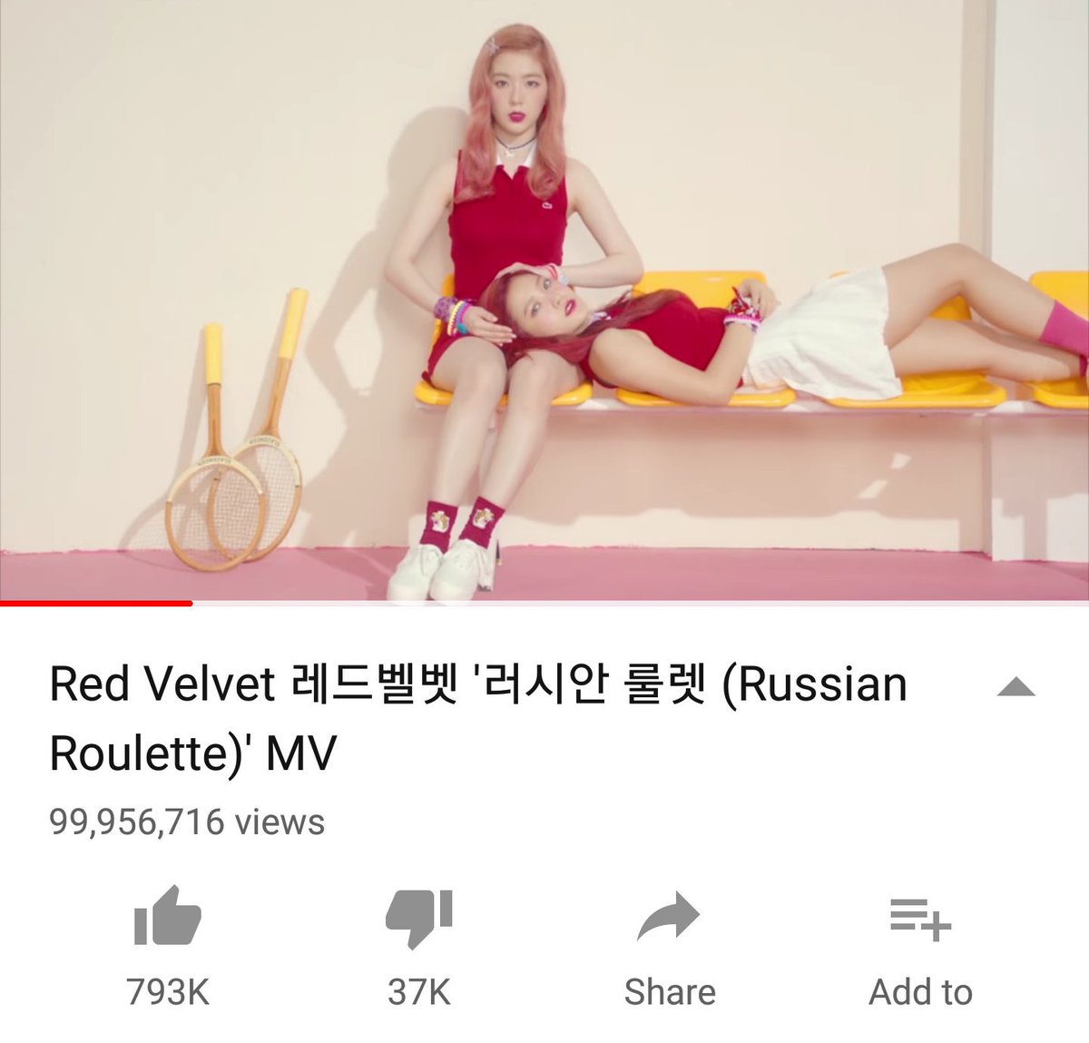 rvelites's tweet photo. Only 50k views needed!!! Let's stream now!

#RedVelvet
#RussianRoulette100MViews
👆👆👆Trend these tags today.

https://t.co/VOMdtriO3R https://t.co/9pxJAZIypp