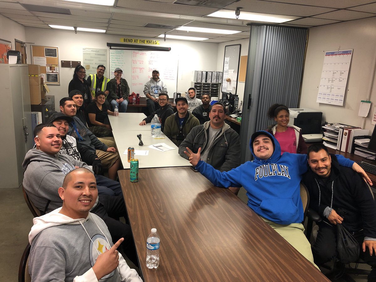 Twilight focus meeting with the new UPS team. Laying the foundation for success.