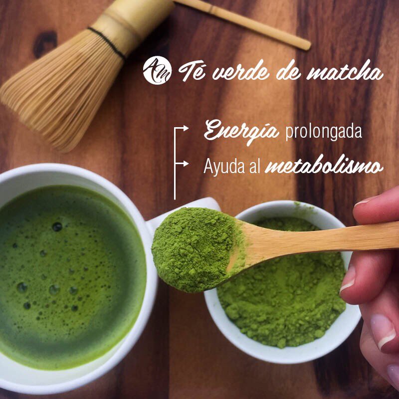 AMNutritionH's tweet photo. Entre sus beneficios está, que al ser termogenico, ayuda al metabolismo, proporciona vitamina C, selenio, cromo, zinc, magnesio y a diferencia del café, nos produce energía de manera prolongada y no con picos. #tematcha #tip https://t.co/chjU1Vht9w