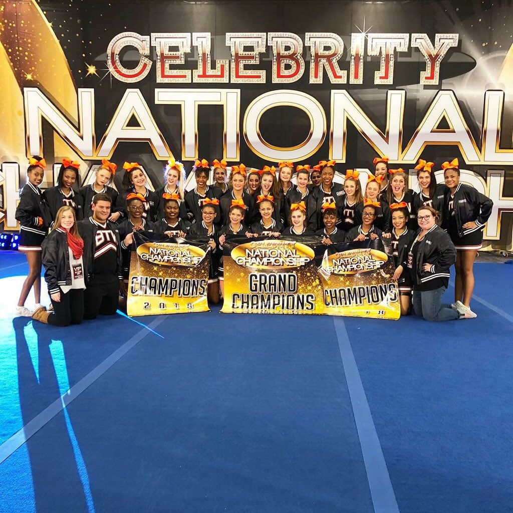 The Hornet cheer squad is @ nationals. I’ll just leave a picture of their special victory here...<a href="/TulsaSchools/">TulsaSchools</a>