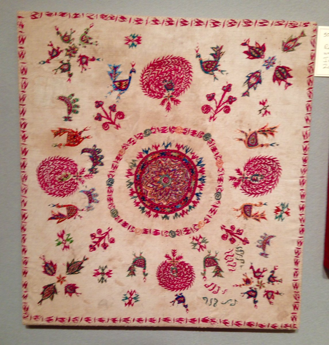 TribalArtLondon's tweet image. Last couple of days to visit @jossgrahamgallery at Decorative Art Fair in Battersea Park. We popped by and fell in love with this beautiful Iranian/Zoroastrian textile mid 19th century. Visit jossgraham.com for contact details.