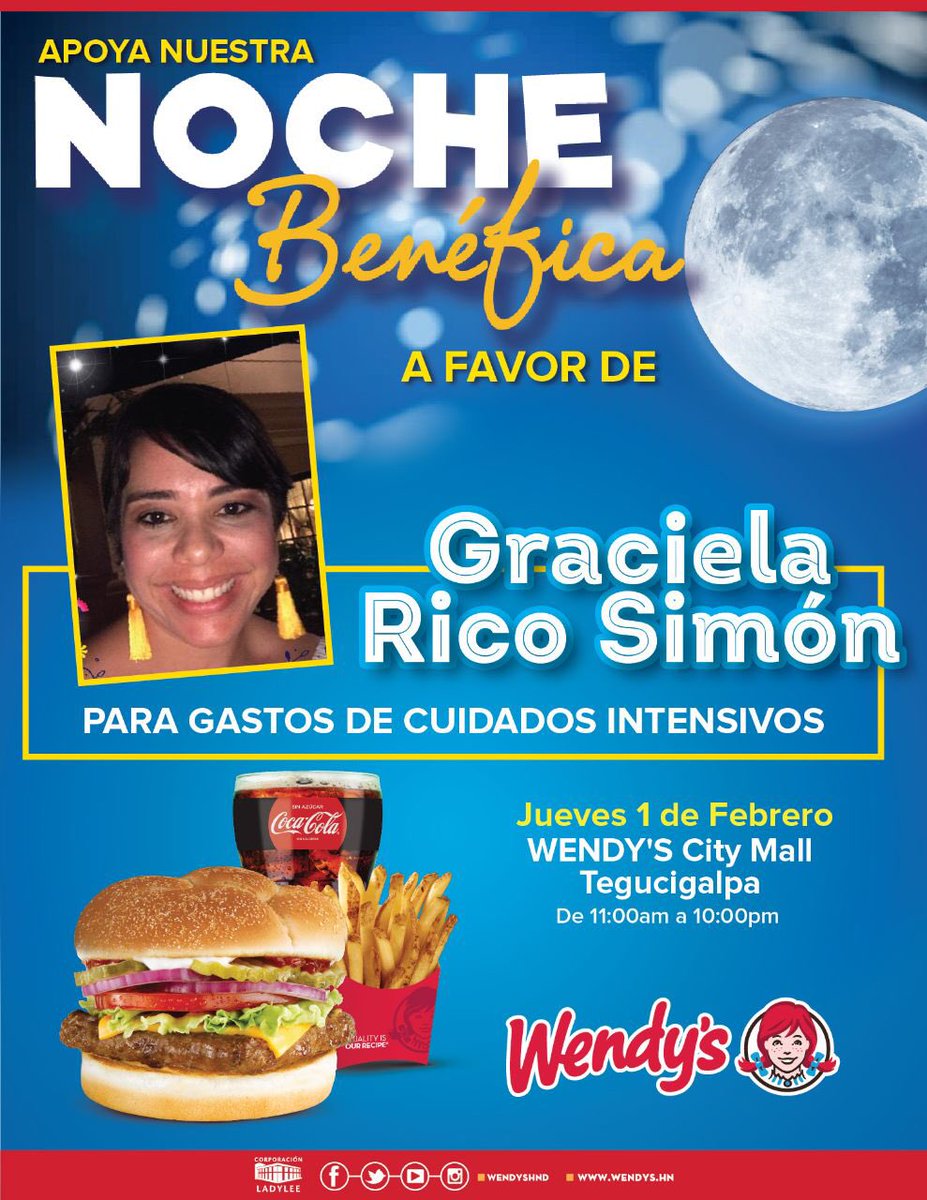 lapotrahn's tweet photo. ¡Amigos es día de apoyar! ✨ jueves primero de febrero EN WENDYS CITY MALL. 🙏🏽 iniciemos el año dando un poco de nosotros. https://t.co/wi6OaGRB1C