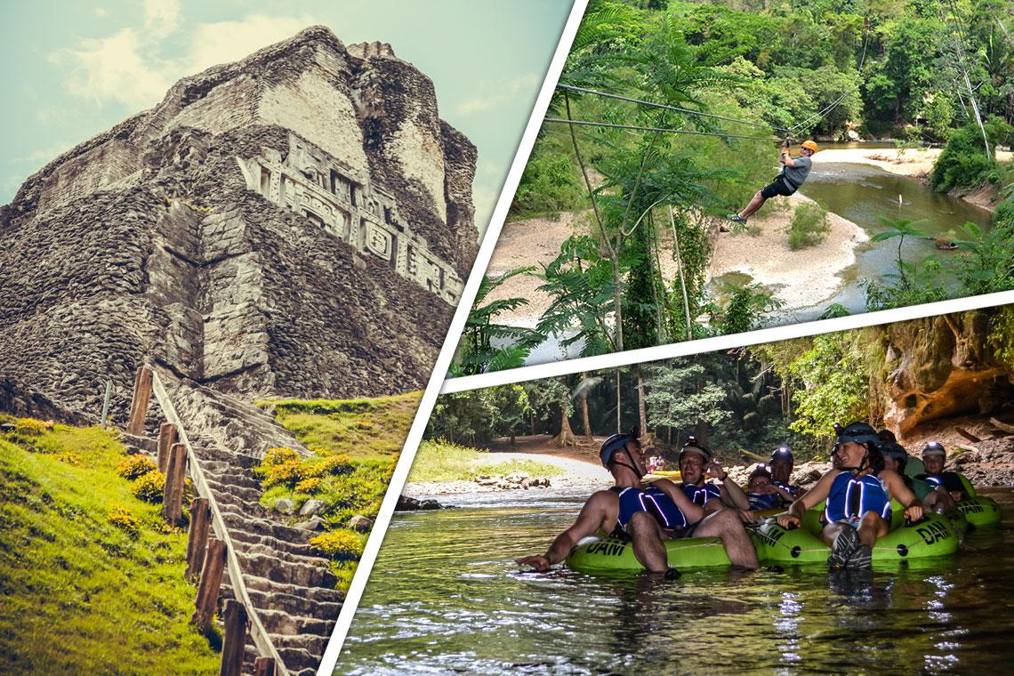 lamanaitours's tweet photo. When getting the most out of your time in Belize at the best price and the most fun there is no other option! Best triple combination tour. Xunatuich, Cave Tubing and Zipline!https://t.co/XmkipKZ5WW #Belizetours #Belizecavetubing #Xunantunich #Belize #Ambergris #Caye https://t.co/NL4A3BHNpW