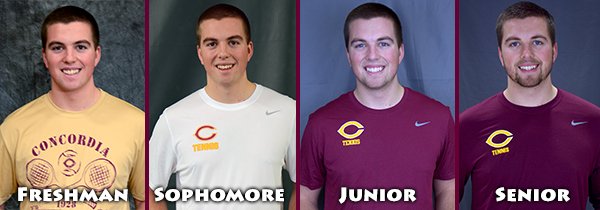 TTY: The <a href="/CobberTennis/">Cobber Tennis</a> men's team opens its season on Saturday at St. Scholastica. It's hard to believe that it's been 4 years for <a href="/the_real_ICE_T/">Isaac Toivonen</a>! Facial hair 👍. #RollCobbs 🌽🎾