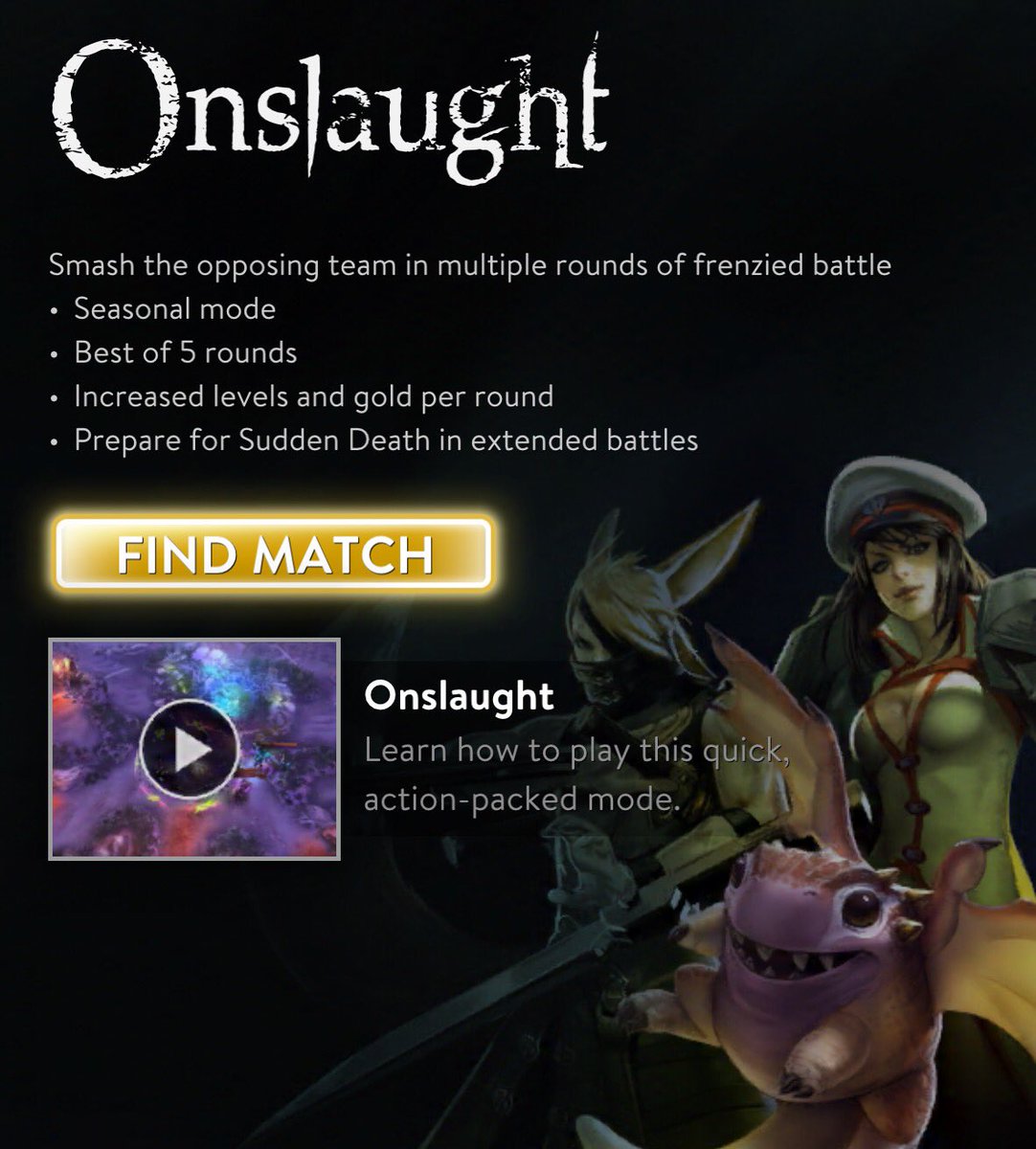 TeamBrokenMyth's tweet photo. 🔔 In case you didn't know, @vainglory's "Onslaught" game mode will be tucked away in Update 3.0. PLAY NOW during the Winter Season! ❄️️ https://t.co/ybCmoirAKx