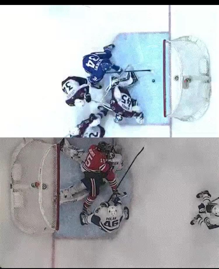 thelord187's tweet image. Yo #NHL get your dog shit calls correct and show some consistency, which one is goalie interference? #DogShit #ruiningTheGame #letTheboysPlay #NHL #friggenDummiesInToronto