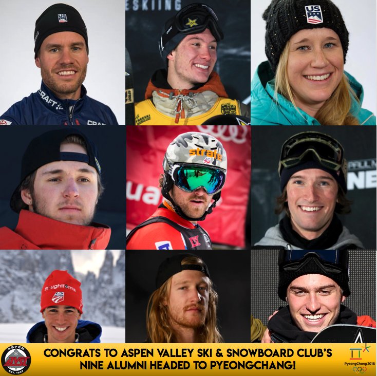 So proud of our NINE #teamAVSC alumni headed to #PyeongChang with the <a href="/usskiteam/">U.S. Ski & Snowboard Team</a>! Thank you to our community for supporting our athletes past and present - this couldn't happen without you!
