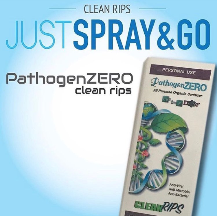 PathogenZero's tweet image. Just spray and go. With Pathogen Zero Clean Rips everything in your home, office, garden and more is protected. Order our Organic Sanitizing Disinfectant today: pathogenzero.com