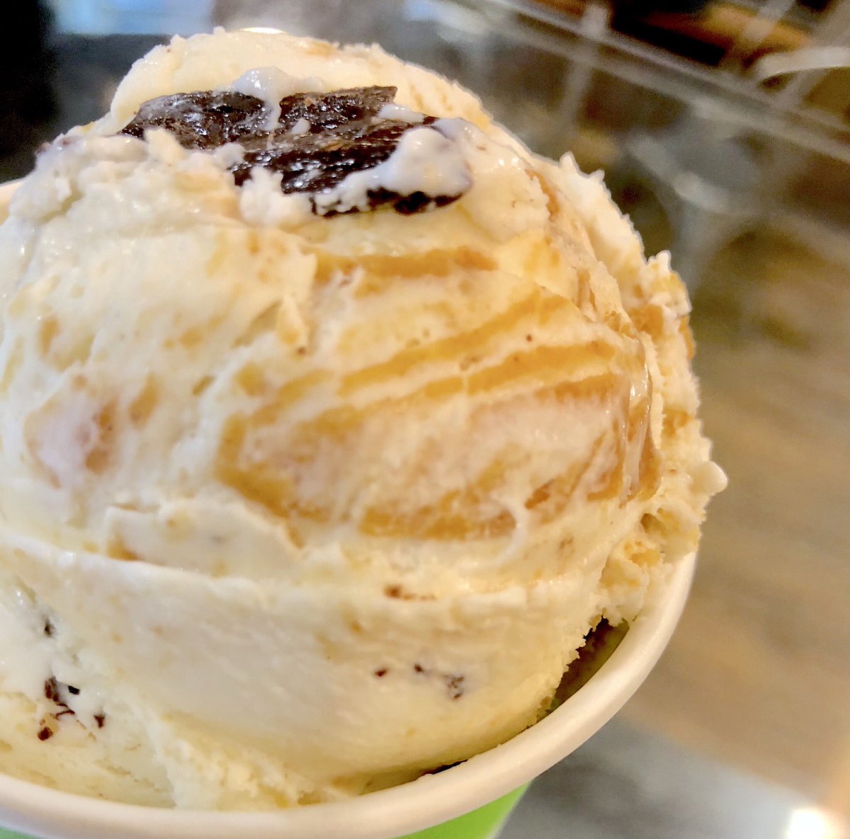 Fat Elvis is in the building!!!!
Come on down to Lula’s Frozen Yogurt &amp; Treats got this banana ice cream with ribbons of peanut butter and chocolate....