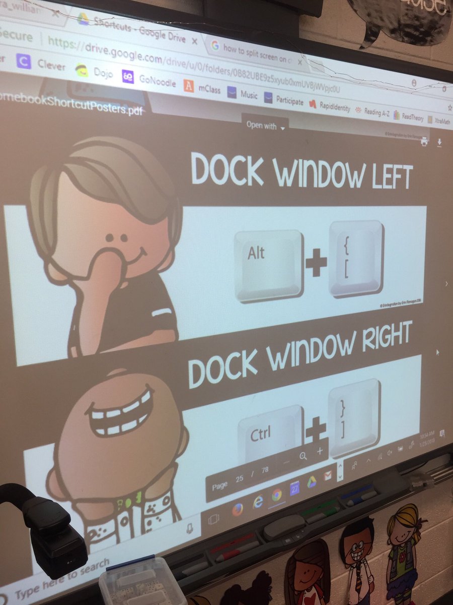 MsLauraWilliams's tweet image. Taught my students how to dock our windows so we can see two things at once on our #Chromebooks. #techbadge #allthemelonheadz #technology