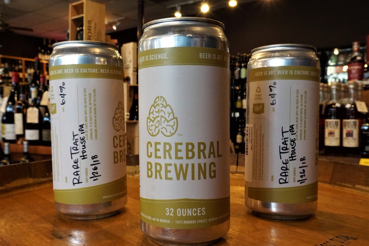 Fresh crowler day from <a href="/CerebralBrewing/">Cerebral Brewing</a> #craftbeer #denver #discoverthejoy