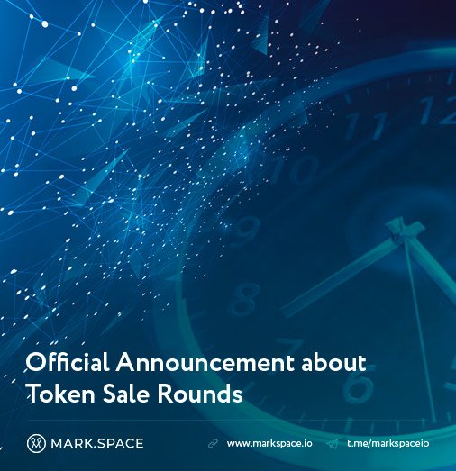 markspaceio's tweet photo. OFFICIAL ANNOUNCEMENT ABOUT TOKEN SALE ROUNDS
#MARKSPACE #TOKENSALE
https://t.co/P2VgM434gC
#VR #AR #3D #Blockchain #Ethereum #Bitcoin
https://t.co/18Xn0meIEA
https://t.co/LrQv8ixjkA https://t.co/lvLPu4MoxX