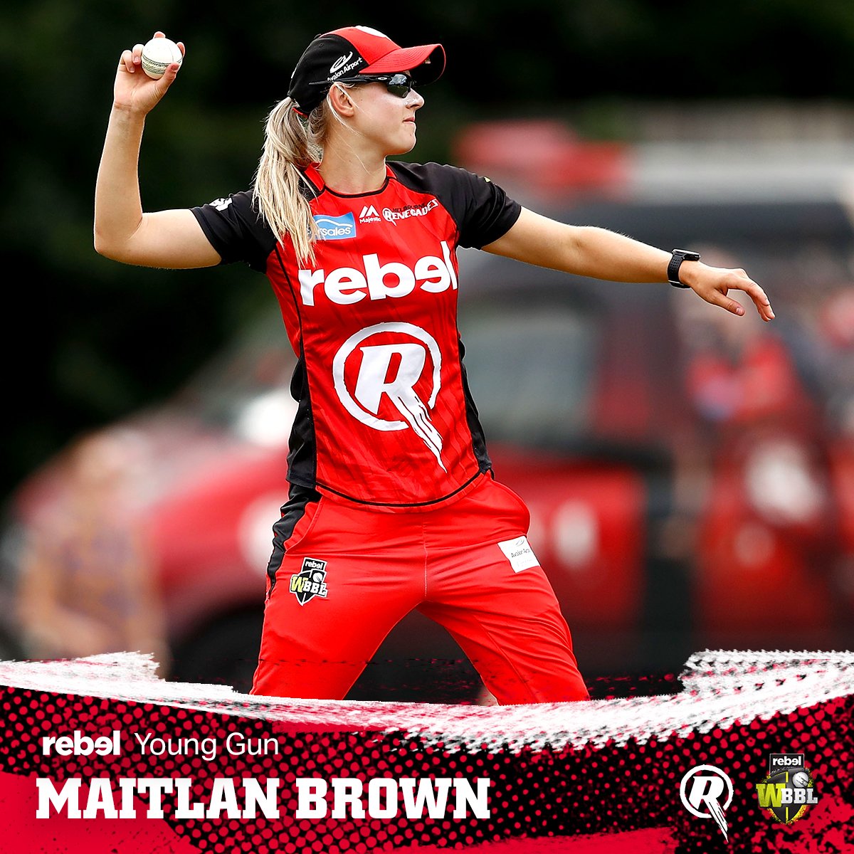 Maitlan Brown has provided plenty of highlights in #WBBL03! She's claimed 12 wickets, has found the boundary with the bat and has had some memorable moments in the field with catches and run outs! Congratulations to the <a href="/rebelsport/">rebel sport</a> Young Gun round six award winner! 👏👏👏