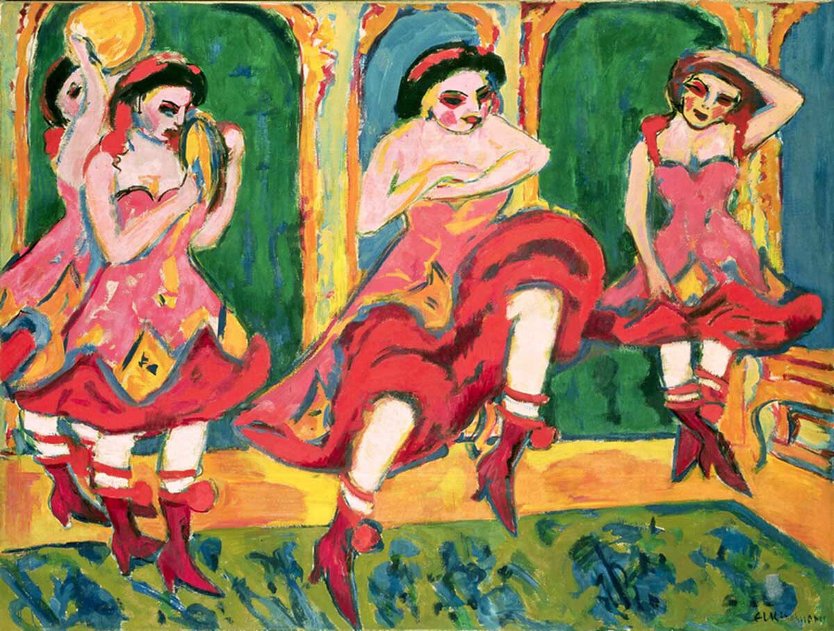 BohanRob's tweet photo. Kirchner | The exuberant colour and movement of this work is a joyful expressionist view #oilpainting https://t.co/Td5o1CL2c7