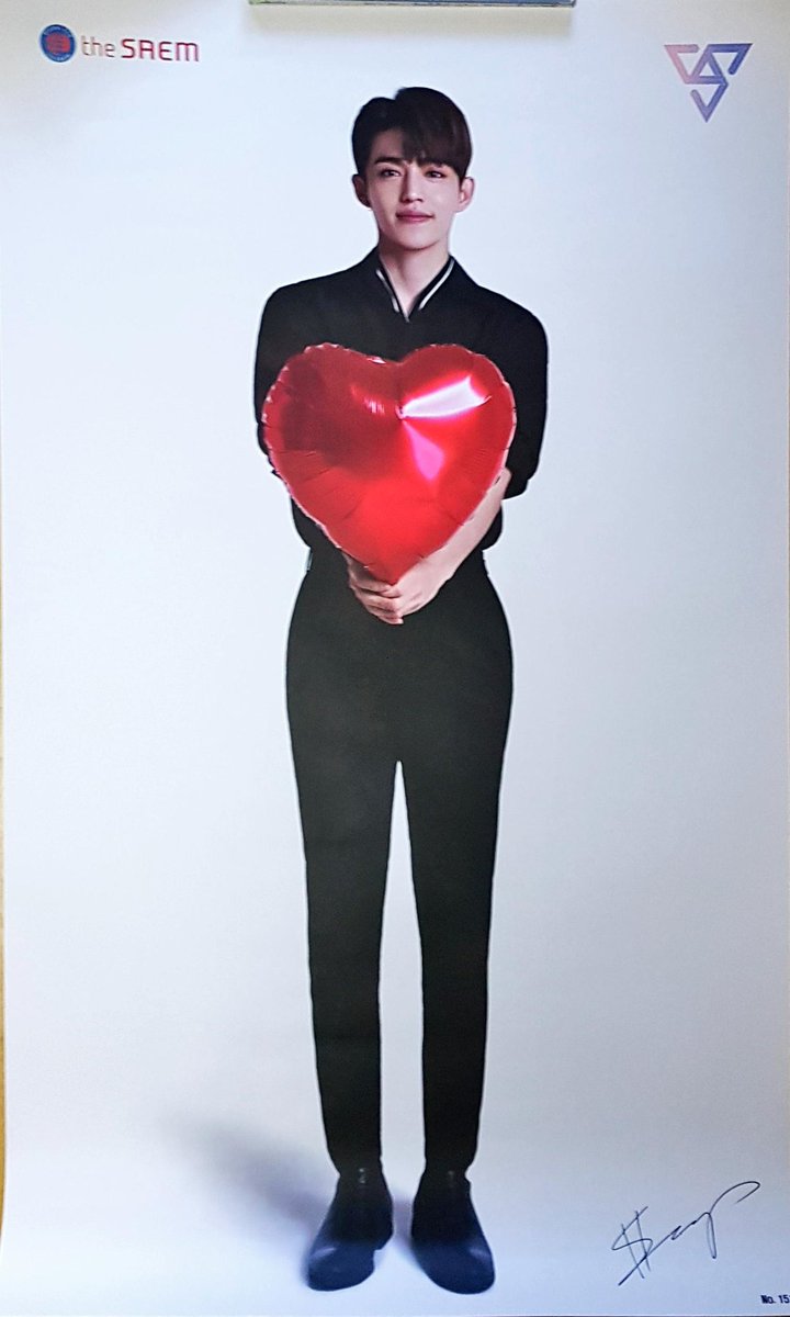 SEVENTEEN エスクプス the SAEM ポスター Seventeen x The Saem HK Official Poster (i edited w/ remin