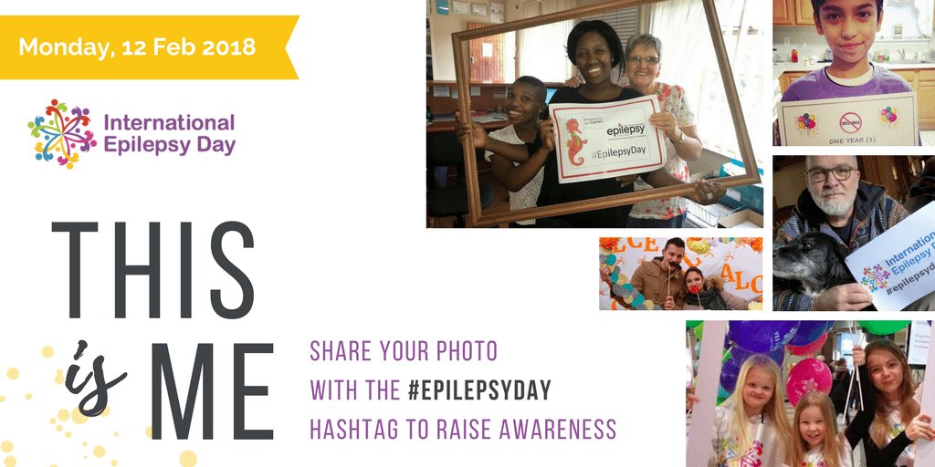 EpilepsyPros's tweet photo. International Epilepsy Day is Monday, February 12, 2018, and it will be here before you know it! Save the date and start thinking about how you’ll celebrate with the epilepsy community on #epilepsyday. For ideas on how to participate, visit:  https://t.co/VxmGZfgv6f https://t.co/Iiks2cBDVq