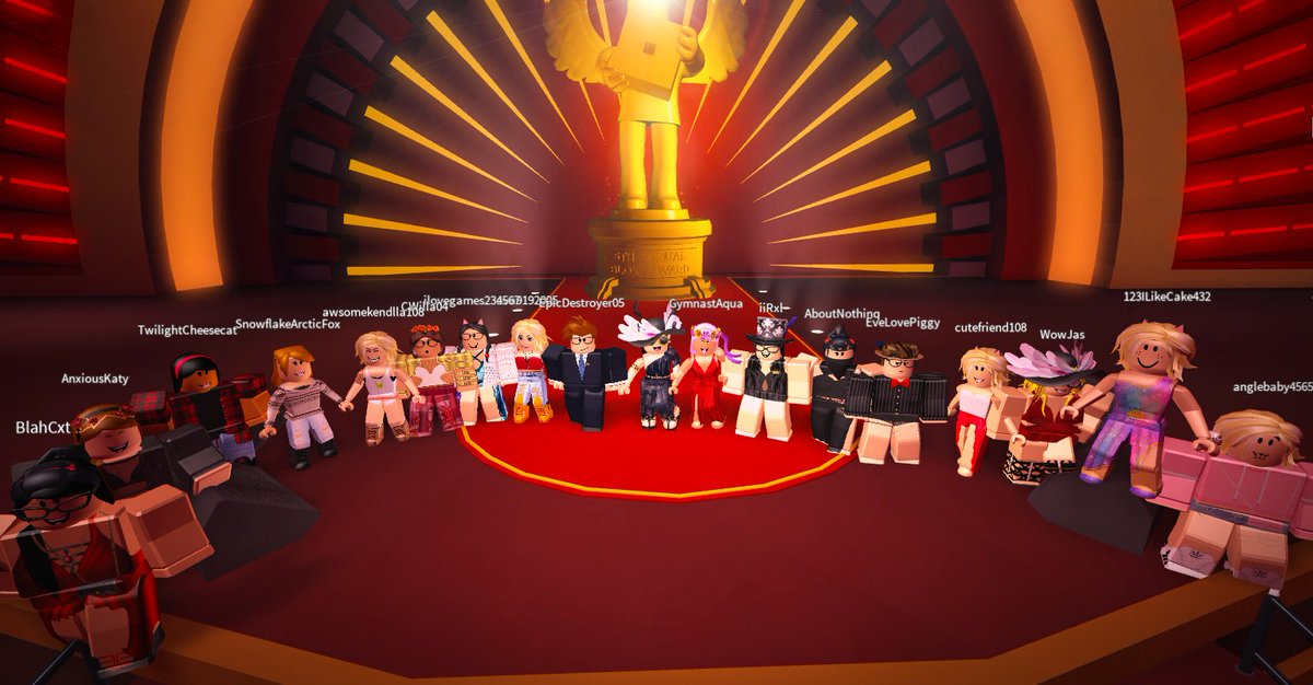 Roblox Gymnastics Sur Twitter At The Bloxy Awards With Friends