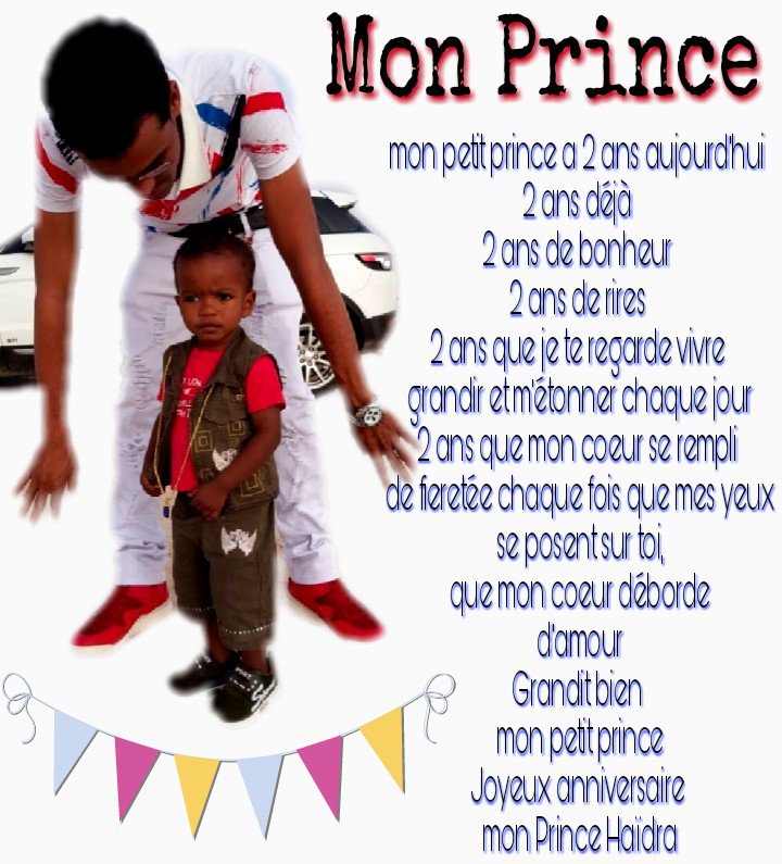 Cherif Dachi Den Joyeux Anniversaire Mon Petit Prince Moulaye Elly