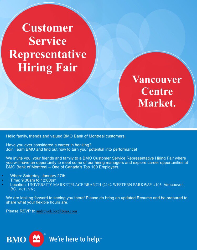 Amy On Twitter Are You Considering A Career In Banking Bmo Is