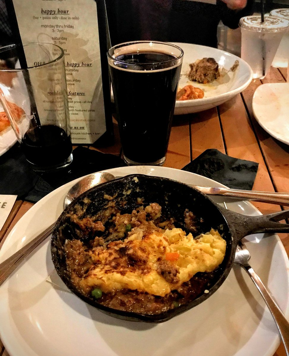 Pairing beer is as easy as going to <a href="/OasthouseGastro/">Oasthouse Kitchen + Bar</a>! Shepard's Pie with a <a href="/3NationsBrewing/">3 Nations Brewing</a> Horchata Imperial Milk Stout will do nicely! #craftbeer #beernfood