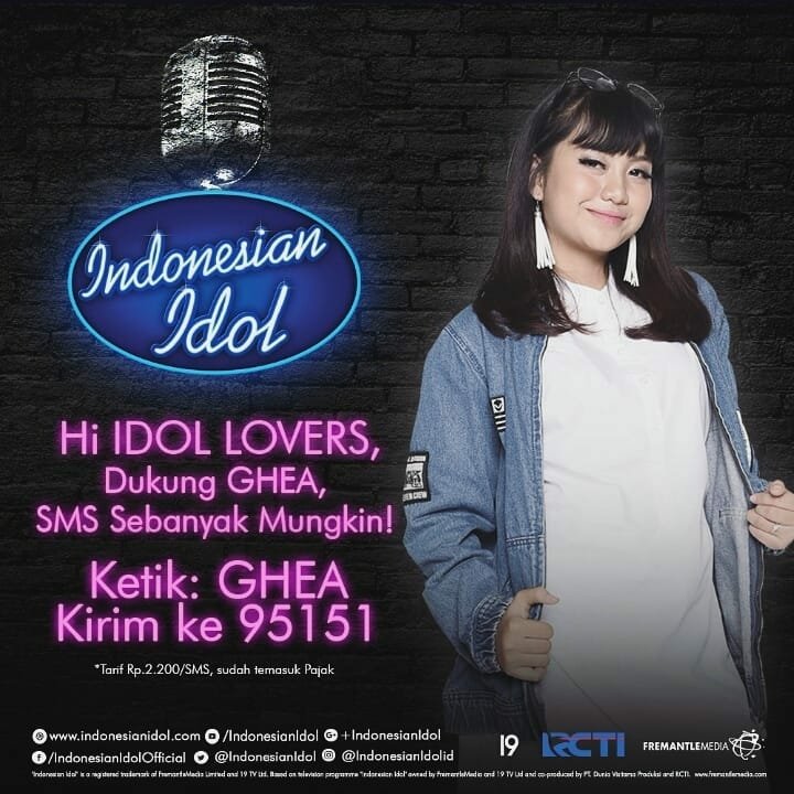 Gea mohon dukungan teman-teman dengan cara Ketik GHEA kirim ke 95151 yang banyaaak yaaa. Love youuuu