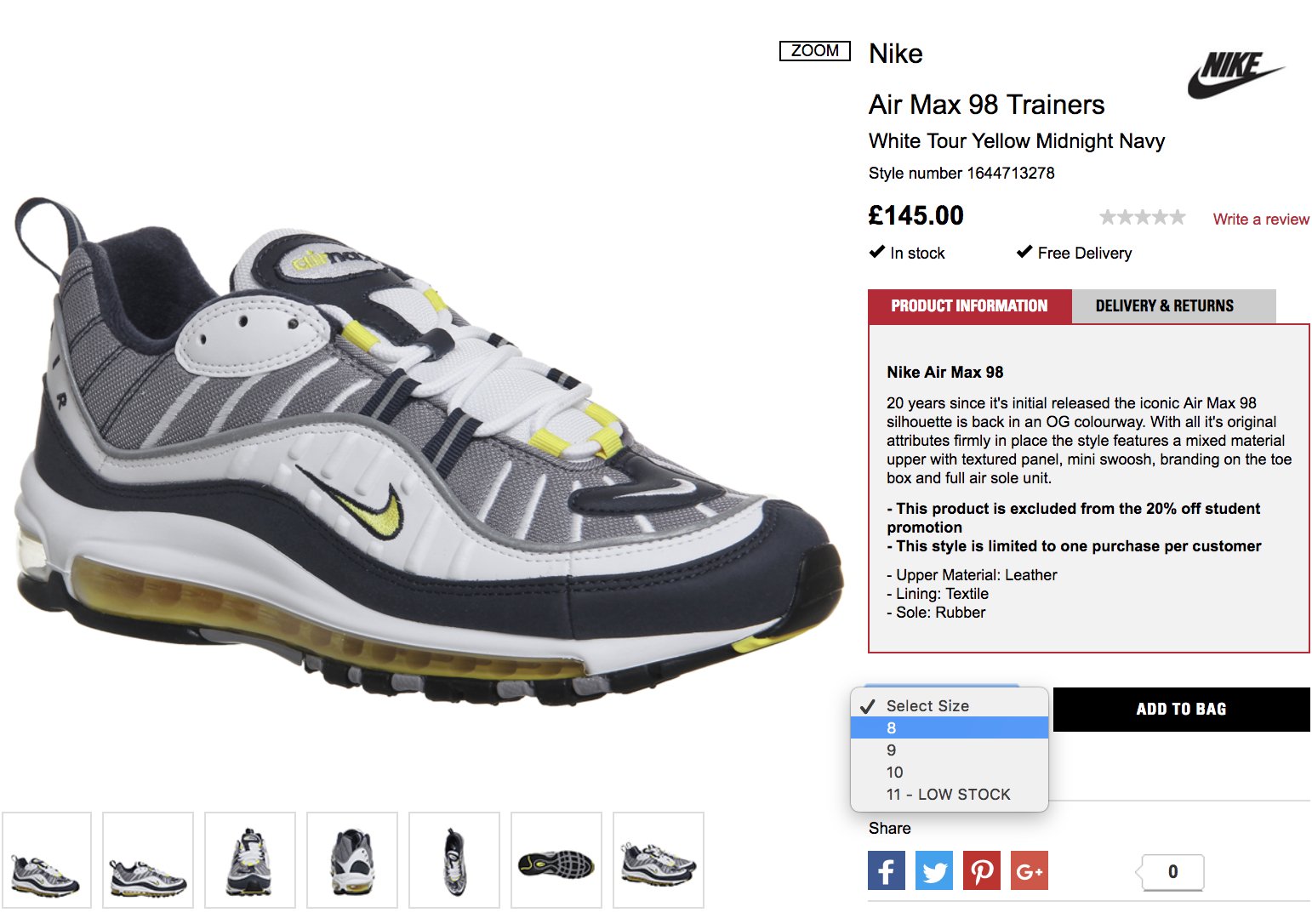 Am 98 hotsell tour yellow