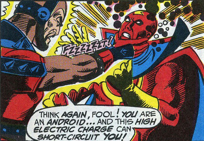 CableDeadpool_'s tweet photo. @SteppenwolfvsJL is attacked by artificial intelligence android Red Tornado with his tornado powered winds. @SteppenwolfsAxe explains to Red Tornado why He is considered not only an @Apokolips_Now Army General, but one of the greatest warriors of all celestial @NewGods4thWorld. https://t.co/DjMExa7gIt