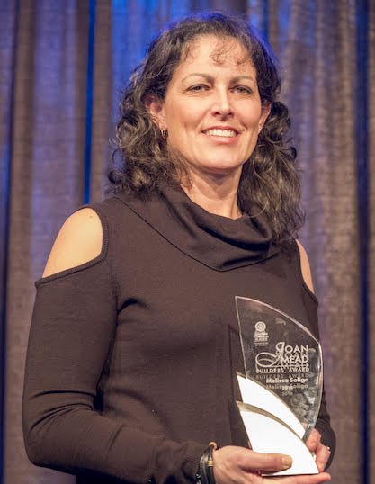 CurlingCanada's tweet photo. Congratulations to Melissa Soligo of Victoria, the recipient of the 2018 Joan Mead Builder's Award for her contribution to the advancement of the sport as a provincial coach and HP Director of @CurlBC #STOH2018 https://t.co/f3jUPhCwNt