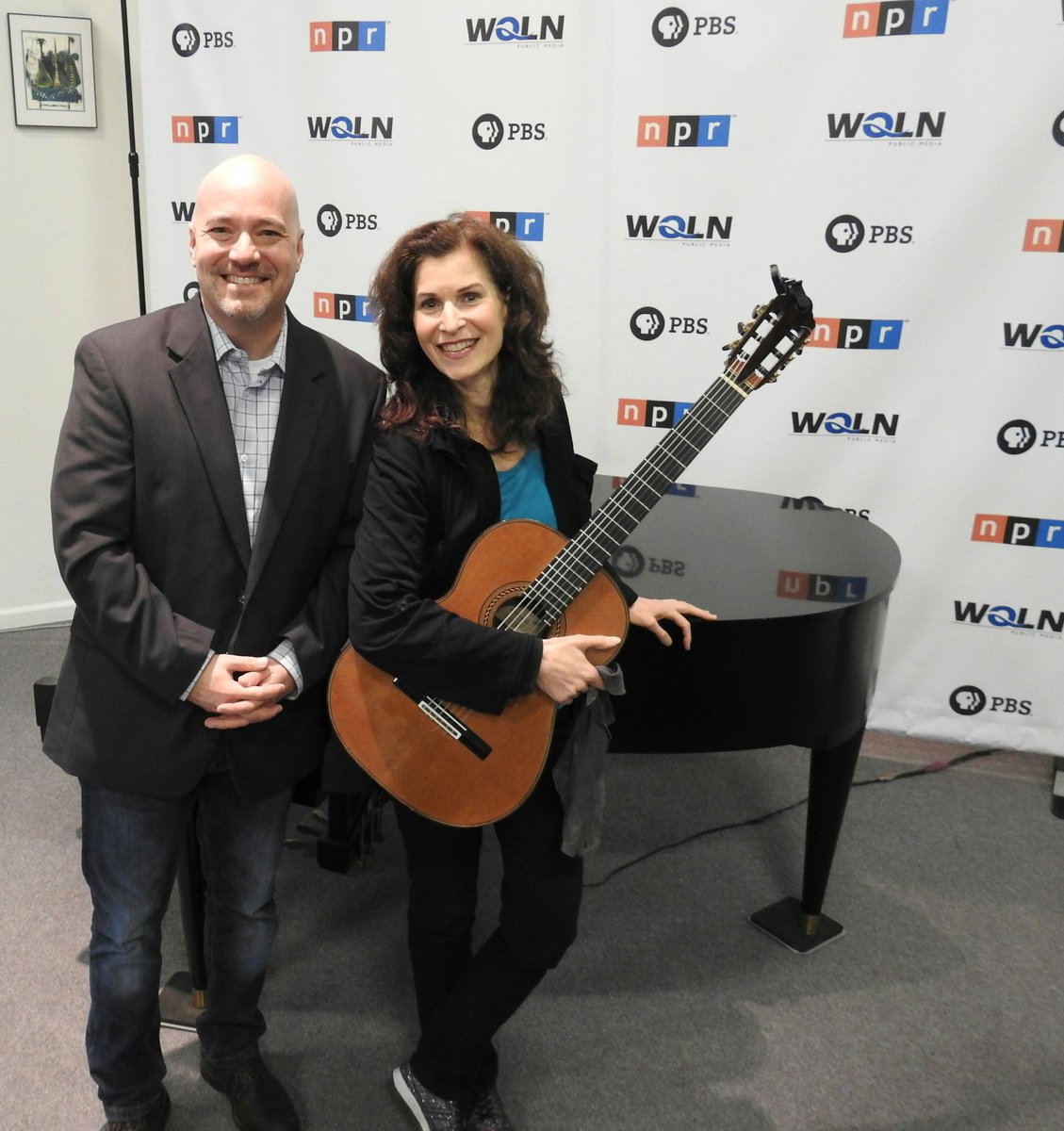 SharonIsbin's tweet photo. Great fun to play for packed audience today @WQLN @WQLNBrian live broadcast before 2morrow's @eriephil show! Hear the full hour: https://t.co/pGTJLvZpHD https://t.co/FSPscMpnti