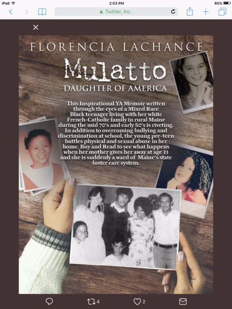 TargetedAuthor's tweet image. This is my 5th Twitter account since April 2017. Hacked accounts: @FlorenciaAuthor @AuthorFLachance @AuthorFlorencia @NefariousAuthor Currently working on republishing &amp;amp; editing new non-fiction: The Bipolar Diaries