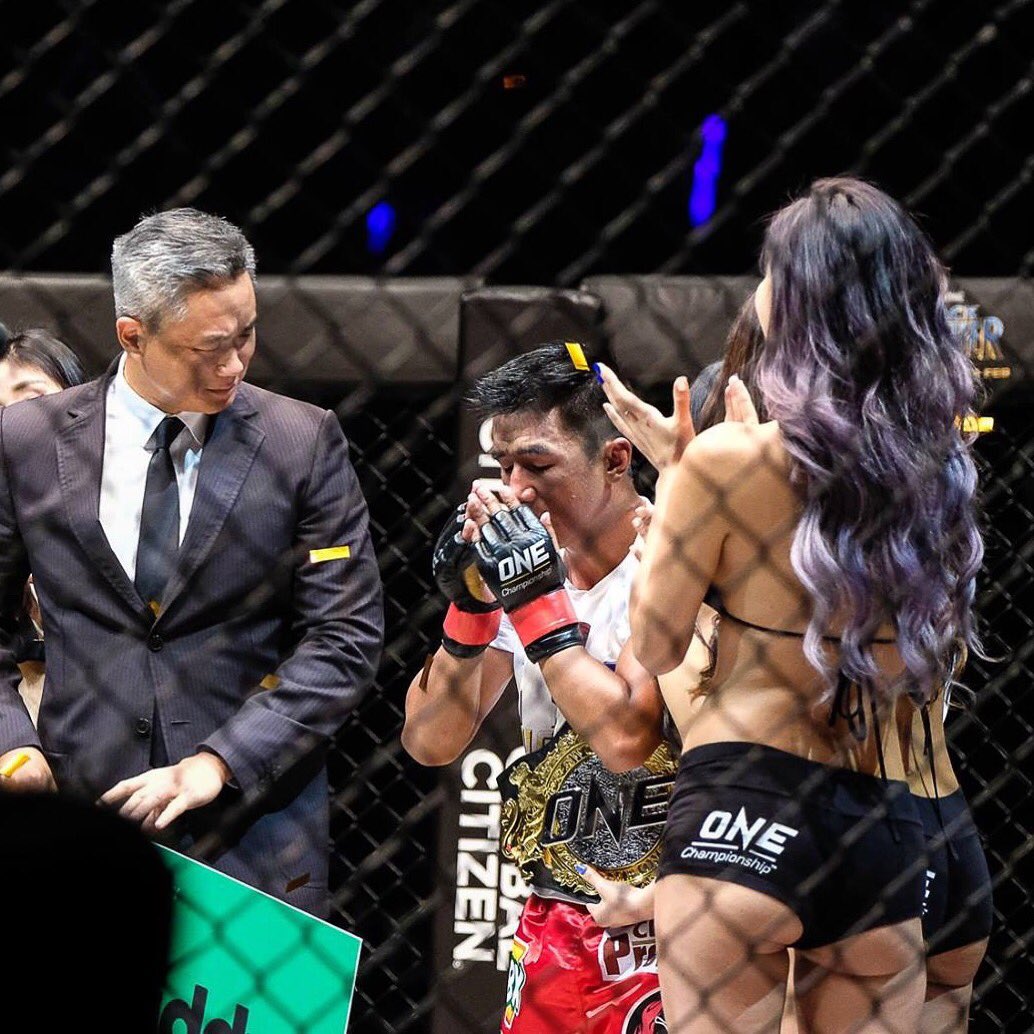 priss3L's tweet photo. Congratulations Geje Eustaquio!
#FilipinoPride #TeamLakay #OneChampionship #globalsuperheroes #TeamMiller @ONEChampionship @lorenonefc https://t.co/lthV9P1IWc