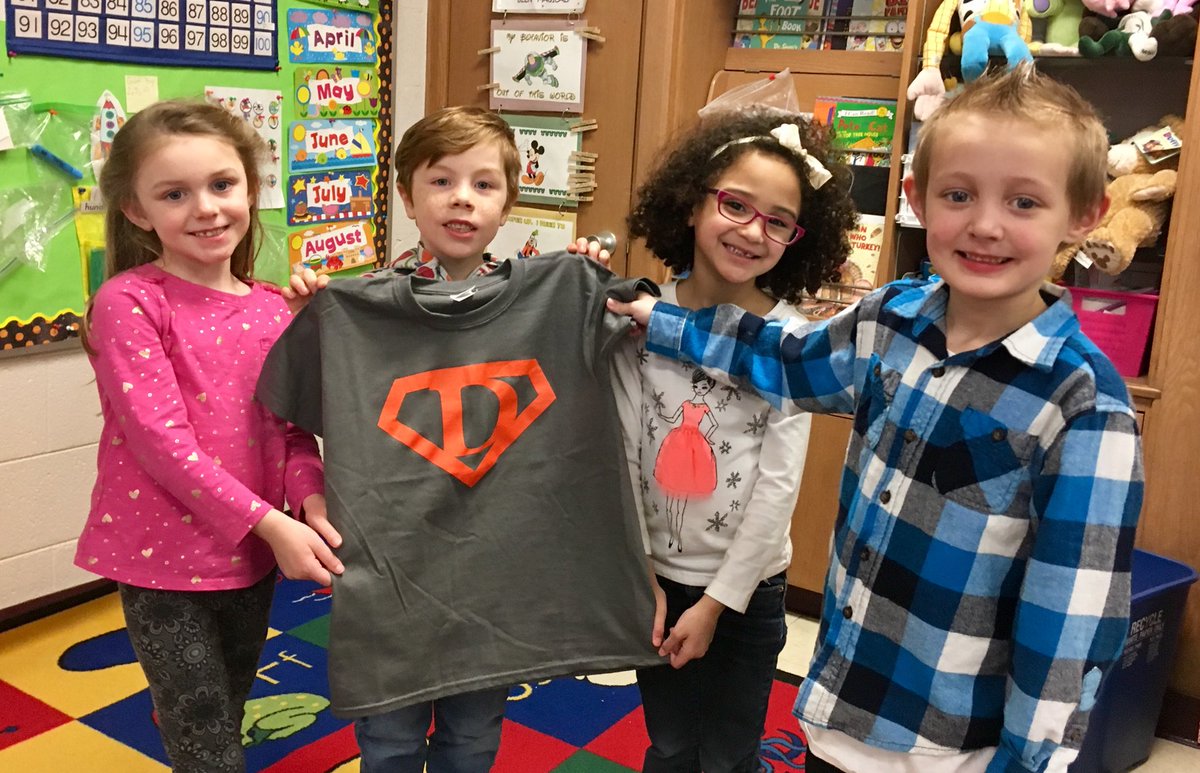 mrs_norland's tweet photo. So proud of these kiddos for earning their Dawson HERO shirts by earning 25 HERO tickets! #apsdawson #pbis #apspride https://t.co/i0MP5vkC56