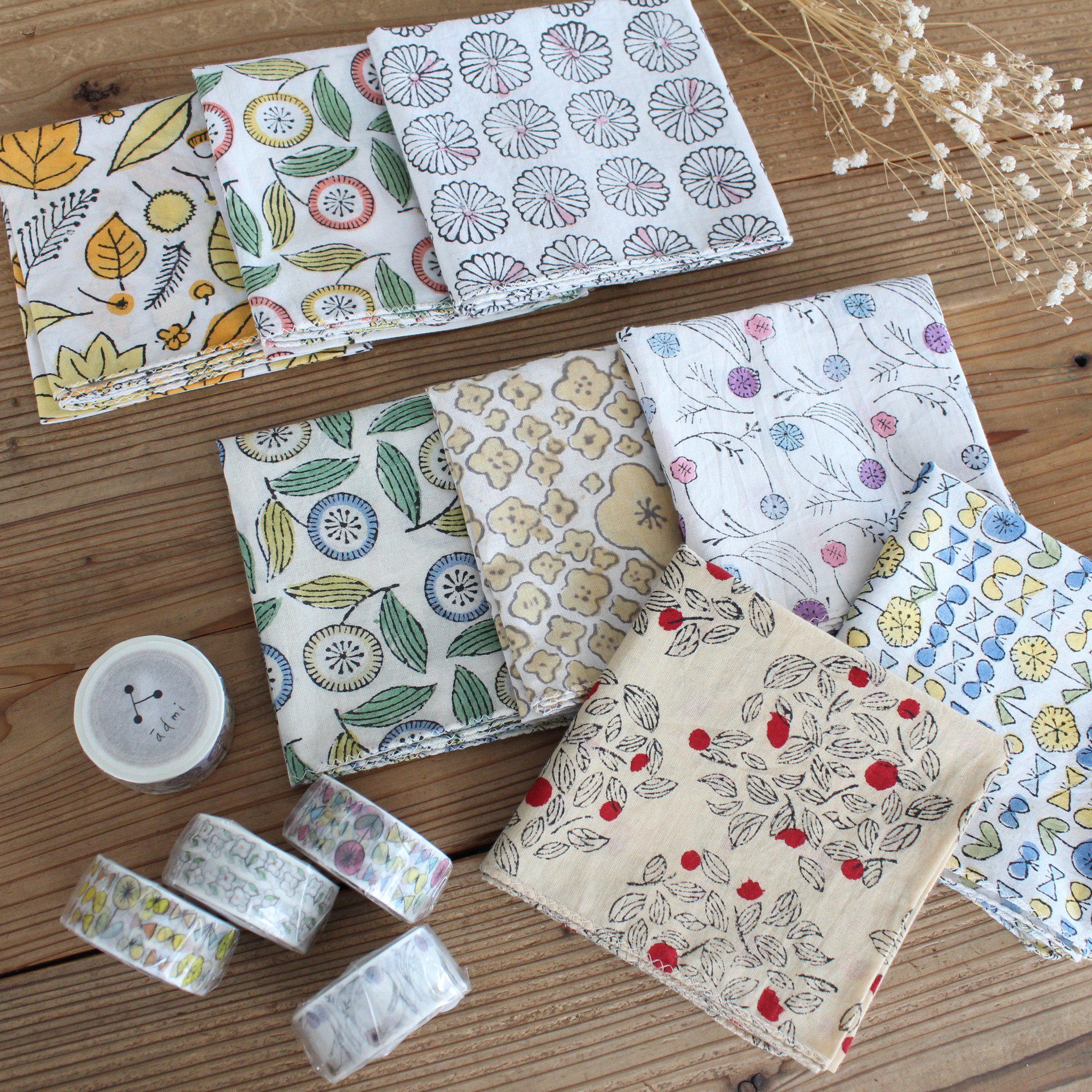 admi 手紙社 福箱 マスキングテープ ハンカチ など 新品 福袋