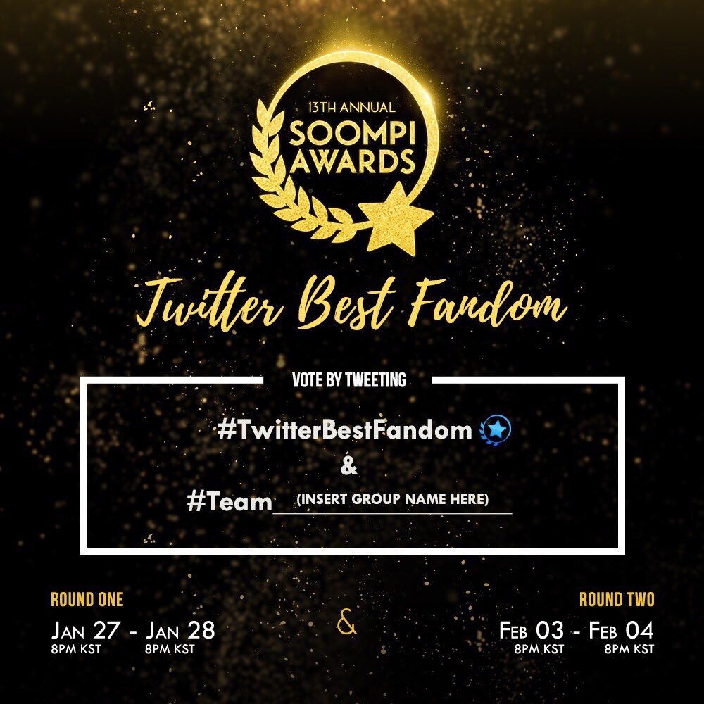 BTS_ARMY's tweet photo. ARMYs, wanna win some prizes from @soompi ?

Adding the #SoompiAwards hashtag together with the official voting hashtags for @BTS_twt @bts_bighit BTS with the #TwitterBestFandom gives you the chance to win prizes! (tweeting only the BTS voting hashtags will still count). https://t.co/YeHNWPuKkS
