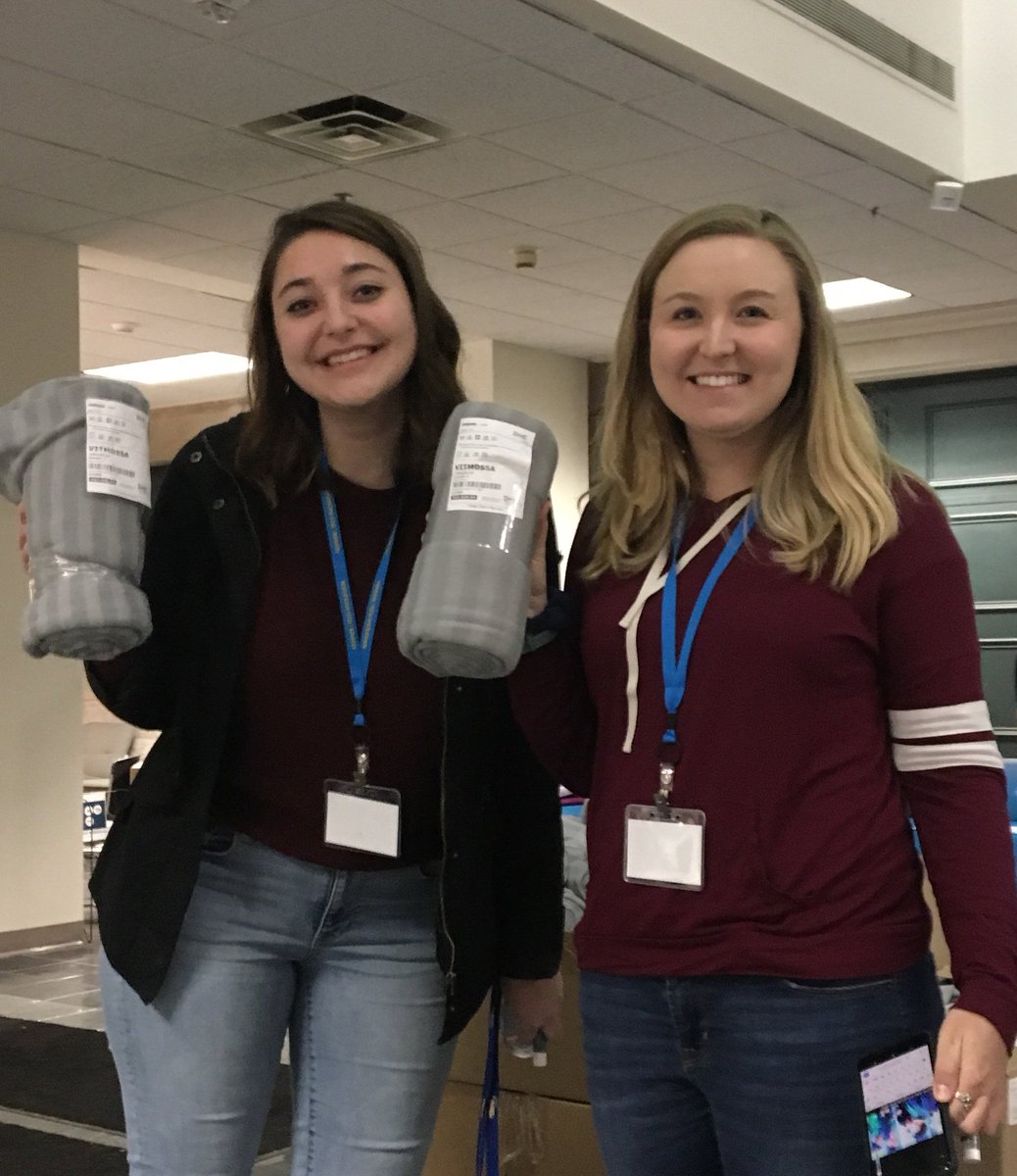 fashtechhack's tweet photo. Giving out our first round of swag! #fasHack18 https://t.co/QPTlQ9KgRQ
