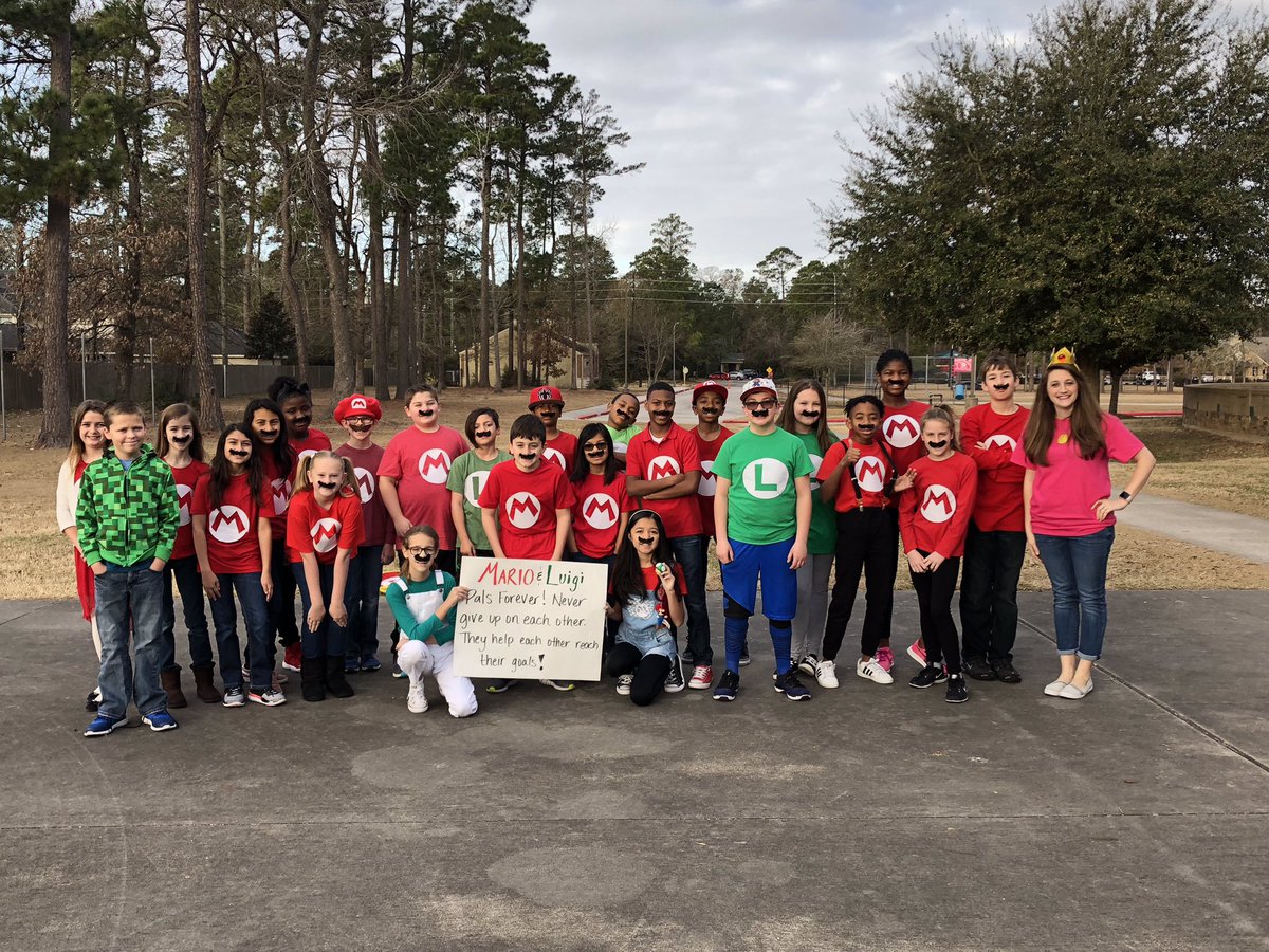 Mario and Luigi ... pals forever. They never give up on each other and help each other reach their goals. #noplaceforhate #eseSOAR #rinnan